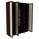 Шкаф 4-дверный для одежды со штангой и полками Гарун А-109 — эскиз 3