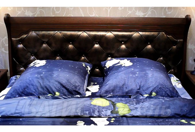 Кровать двуспальная 160х200 с мягким изголовьем Флоренция 677 — фото 8