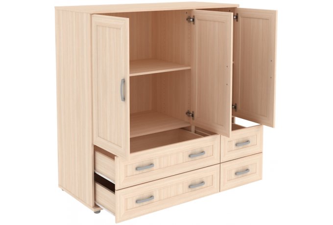 Шкаф для одежды трехстворчатый с ящиками Гарун-К 313.07 — фото 4
