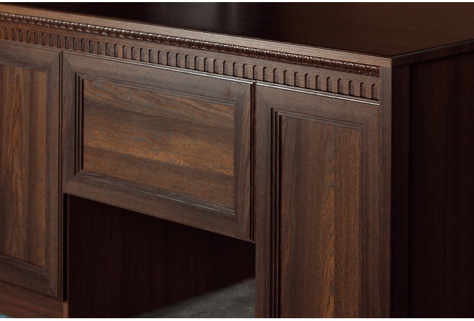Письменный стол с ящиками Лючия 193 дуб оксфорд серый — фото 5