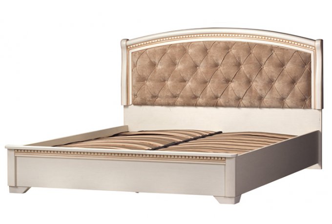 Кровать двуспальная с мягким изголовьем Парма 805 — фото 2