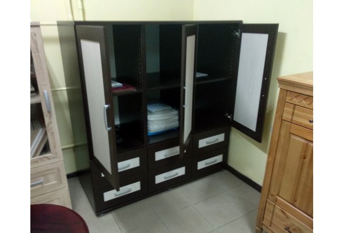 Шкаф для одежды низкий с ящиками Гарун-К 313.09 (венге) — фото 2