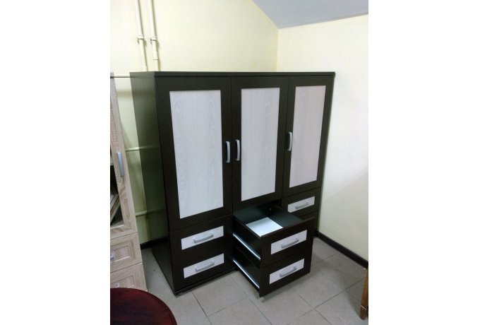 Шкаф для одежды низкий с ящиками Гарун-К 313.09 (венге) — фото 4