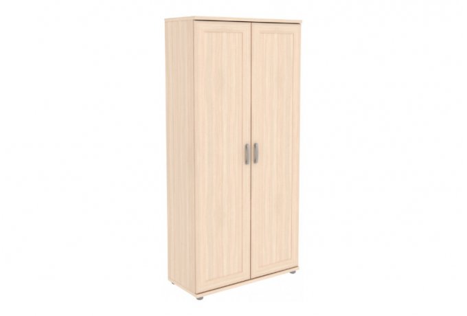 Шкаф для одежды двухстворчатый низкий Гарун-К 402.01 — Молочный дуб