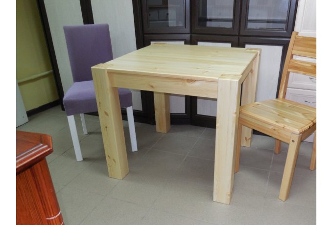 Стол обеденный из массива Брамминг (82х82 см) — фото 2