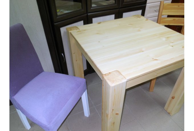 Стол обеденный из массива Брамминг (82х82 см) — фото 4