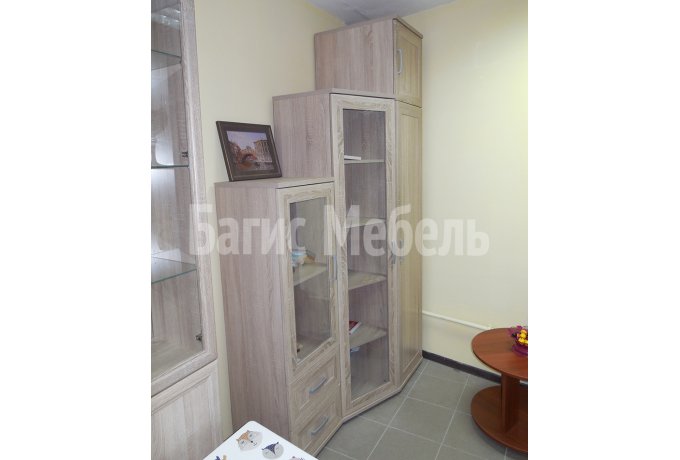 Шкаф пенал для одежды с антресолью Гарун-К 511.06 (сонома) — фото 2