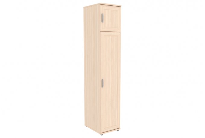 Шкаф-пенал для одежды с антресолью Гарун-К 511.06 — Молочный дуб