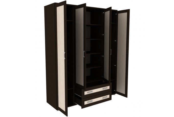 Шкаф для одежды 4-дверный с ящиками Гарун-К 514.03 — фото 4