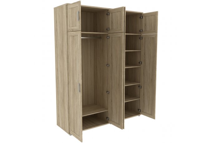 Шкаф для одежды 4-дверный с антресолью Гарун-К 514.10 — фото 2