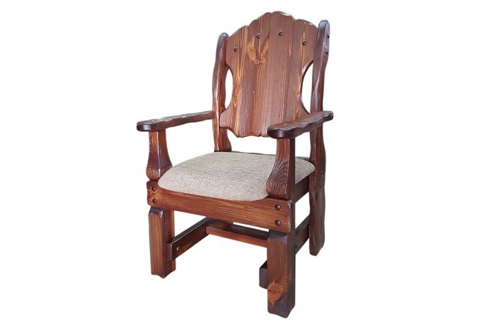 Кресло из массива «Добряк» (ткань) — фото 1