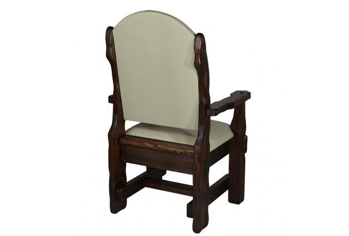 Кресло «Купец» (кожа) из массива дерева — фото 5