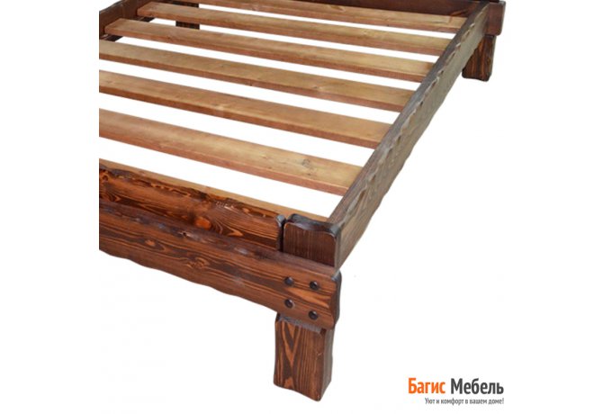Кровать «Барин 1» (90х200) из массива дерева — фото 2