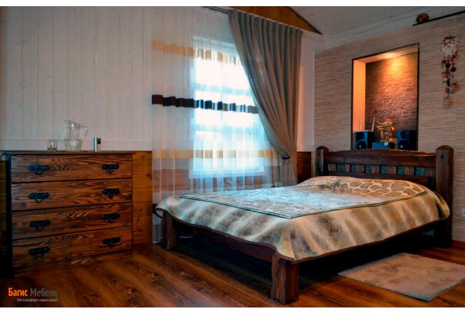 Кровать «Добряк» (140х200) из массива дерева — фото 4