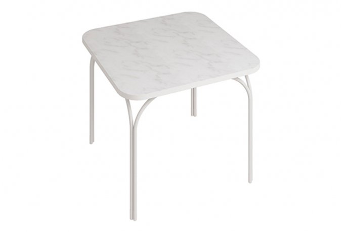 Стол обеденный Лира — Белый мрамор