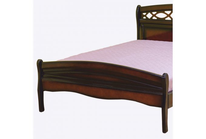 Кровать Анабель-5 из массива сосны двуспальная 1600 — фото 6