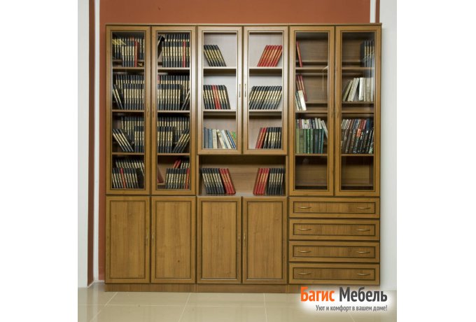 Шкаф для книг со стеклянными дверцами Гарун А-200 — фото 9