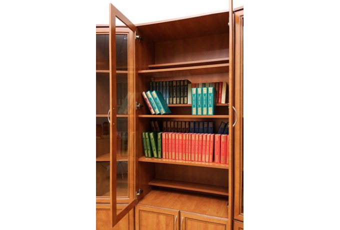 Шкаф для книг со стеклянными дверцами Гарун А-200 — фото 2
