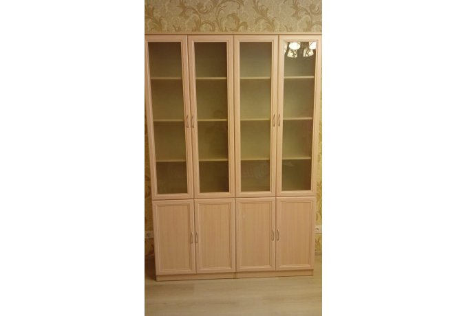 Шкаф для книг со стеклянными дверцами Гарун А-206 — фото 3
